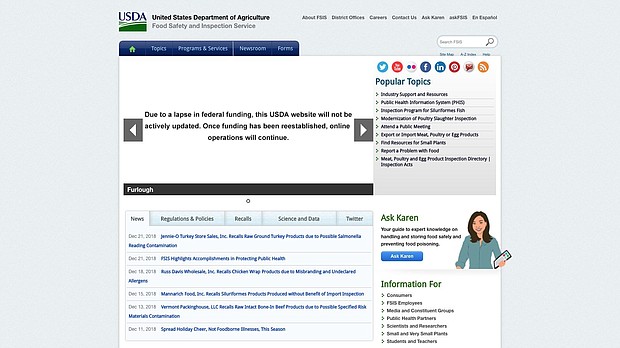 As the government shutdown loomed over the holidays, heads of federal agencies and departments overseeing health and public assistance services tweeted that, regardless of what was happening in Washington, they were attending, as much as possible, to business as usual.