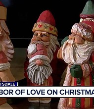 Dave Stetson is one of the best in the world when it comes to wood carving. He has spent thousands of hours in his workshop carving caricatures, many of them working on old Saint Nick.