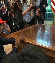 Kanye West and Donald Trump