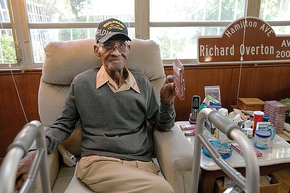 Richard Overton, the nation’s oldest World War II veteran who was also believed to be the oldest living man in ...