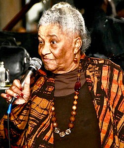 Eleanor Janey, Baltimore’s own former Night Club Promoter, singer and dancer sang Greg Hatza New Year’s Show at the Caton Castle on Caton and Hilton.