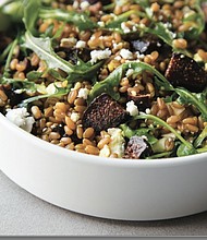 Farro and Fig Salad with Arugula and Feta