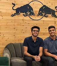 From left, Tanuj Girish, chief technology officer for Hitch, and Kush Singh, CEO of Hitch.