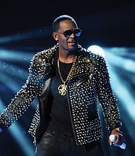 R. Kelly performs in June of 2013 at the BET Awards in Los Angeles.