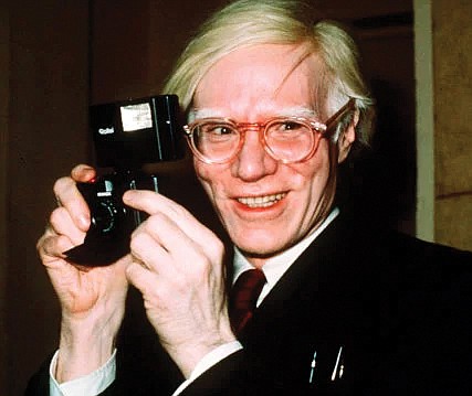 Pop artist Andy Warhol