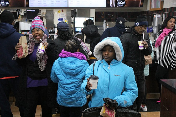 Customers enjoyed a free breakfast at a Chatham McDonald's restaurant on Jan. 18,2019 in honor of the late civil rights leader Dr. Martin L. King Jr.  Photo Credit: Wendell Hutson