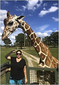 Lisa Valadez on adventure in Tampa Bay, FL