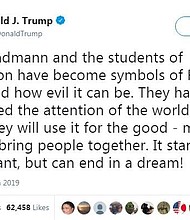 President Donald Trump is publicly siding with the mostly white students of a Kentucky high school who were engaged in a confrontation with a Native American elder that renewed a sensitive national debate about race relations in America.
