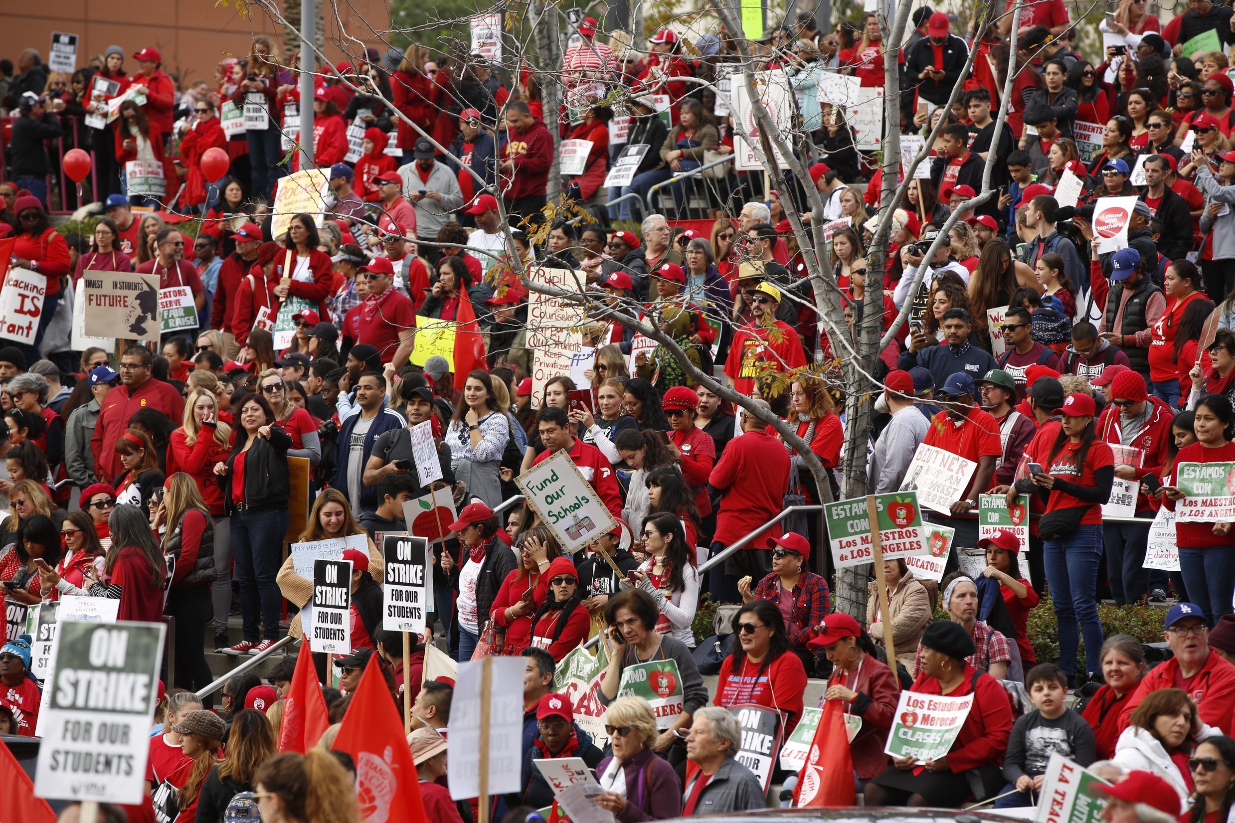 The LA teachers' strike is about to end, thanks to a tentative deal ...