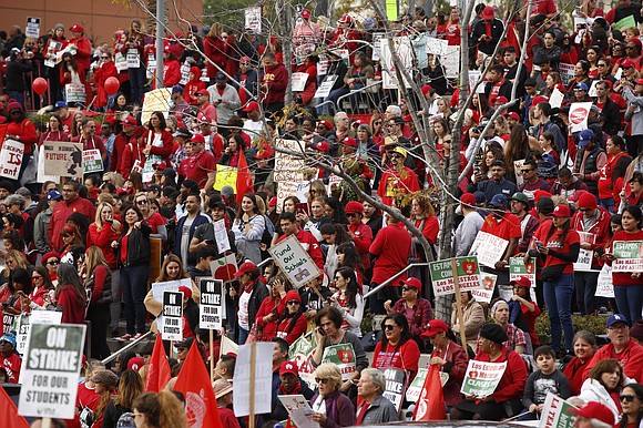 After six days and more than $125 million in lost revenue, the Los Angeles teachers' strike is almost over.