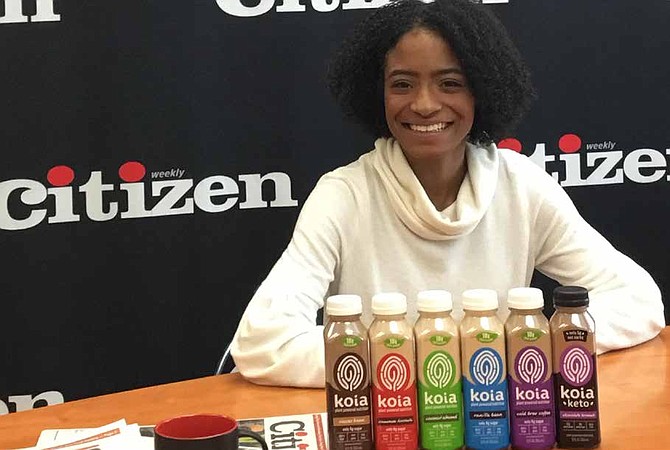 Maya French (pictured) is the co-founder of Koia, a healthy and 100% plant based protein
beverage, and was recently named one of Forbes 30 Under 30 for 2019. Photo Credit:
Chicago Citizen Newspaper