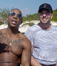 Ja Rule, left, and Billy McFarland in "Fyre."