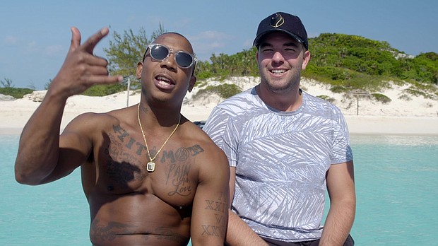 Ja Rule, left, and Billy McFarland in "Fyre."