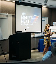 METRO Board Chair Carrin Patman encourages the public to provide feedback on draft plan.