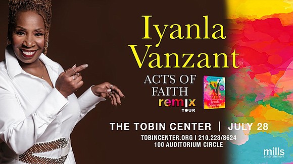 Tobin Entertainment and Mills Entertainment present Iyanla Vanzant Acts of Faith Remix Tour - Friday, July 26th at 8pm at …