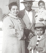 1954 photo
Spencer Christian, then 7, visits the home of an uncle in Charles City County with his parents, Lucy and Spencer Christian Sr., and his younger brother, Lutrell, then 3.