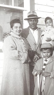 1954 photo
Spencer Christian, then 7, visits the home of an uncle in Charles City County with his parents, Lucy and Spencer Christian Sr., and his younger brother, Lutrell, then 3.