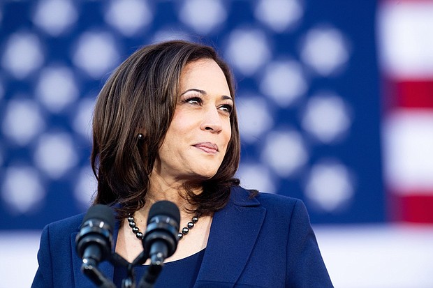 Sen. Kamala Harris directly confronted critics Monday who have questioned her black heritage, her record incarcerating minorities as a prosecutor and her decision to marry a white man.