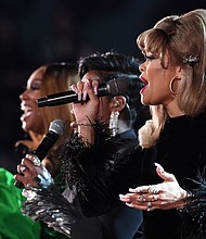 Fantasia Barrino-Taylor, Andra Day and Yolanda Adams took the Grammys audience to church when they honored the late "Queen of Soul" Aretha Franklin at Sunday's Grammy Awards.