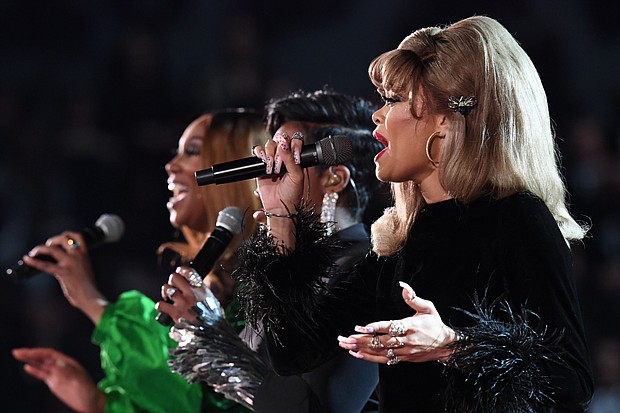 Fantasia Barrino-Taylor, Andra Day and Yolanda Adams took the Grammys audience to church when they honored the late "Queen of Soul" Aretha Franklin at Sunday's Grammy Awards.