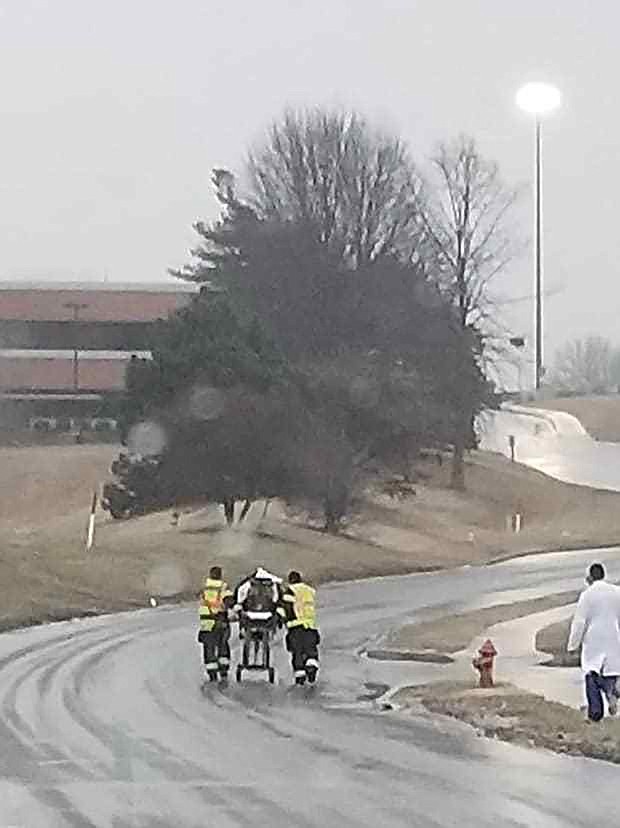 What seemed like a normal call for two firefighter paramedics in St. Louis, Missouri, quickly turned into an unsteady situation unknowingly captured by a stranger.