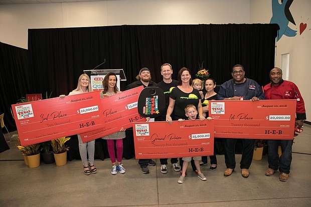 2018 H-E-B Quest for Texas Best Winners