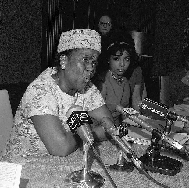 Ella Baker speaks her truth in 1968. AP Photo/Jack Harris