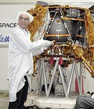 The spacecraft, called "Beresheet," weighs 1,300 pounds