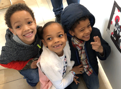 Sydney with her brothers Dean and Cole Bramble