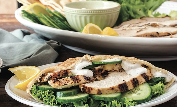 Grilled Chicken Shawarma
