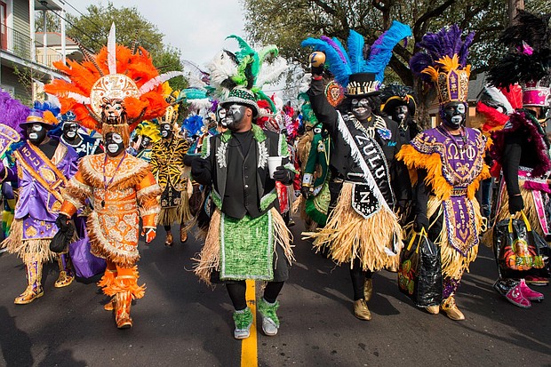 Zulu Tramps march in the Zulu Social Aid & Pleasure Club's 2017 Zulu Parade on February 28, 2017 in New Orleans, Louisiana.