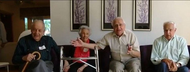 Four siblings, ages 84, 88, 93, and 102, met for the first time on Sunday in Boynton Beach.