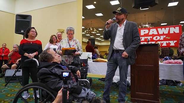 Phil Pavone has been giving away electric wheelchairs every holiday season since 2009.