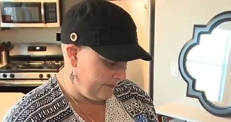 A Las Vegas mother and stage 2 breast cancer patient says she was heart broken and humiliated after skate rink staff denied her entry because she was wearing a hat that violated their 'no hat' policy.