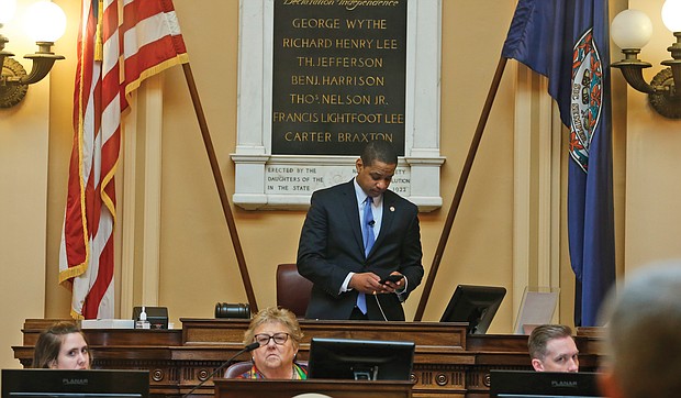 Lt. Gov. Justin E. Fairfax’s impromptu impassioned speech Sunday to the state Senate was met by silence. Moments before, he had been applauded by the 40 senators for his professionalism during the General Assembly session while dealing with piercing allegations.