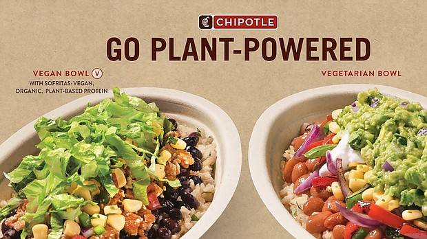 The fast casual chain on Monday expanded its new line of diet-based bowls to include vegan and vegetarian options. "Lifestyle bowls" launched earlier this year with Whole30 and double protein meals in addition to the keto and paleo bowls.