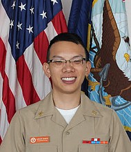 Navy Midshipman Samuel Quach