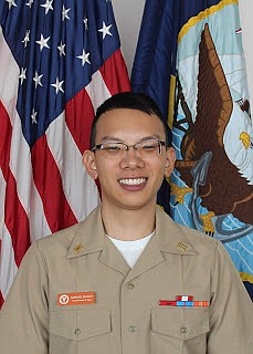 Navy Midshipman Samuel Quach, from Sugar Land, Texas, participated in the 2019 spring Naval Reserve Officer Training Corps (NROTC) ship …