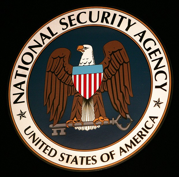 The seal of the National Security Agency (NSA) hangs at the Threat Operations Center inside the NSA. The National Security Agency has stopped using a surveillance program in recent months that relied on bulk data collected from US domestic phone records, according to a Republican congressional official.