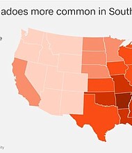 tornadoes occur more often in Tornado Alley, but storms in the VORTEX-SE research area, which includes "Dixie Alley," tend to be more deadly.
