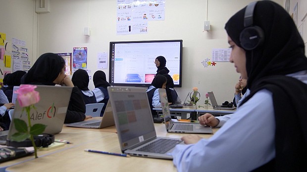 Established four years ago, Alef Education has managed to get its digital education platform into dozens of schools in Abu Dhabi, as well as Al Ain, another city in the emirate. Alef has worked closely with the government of the United Arab Emirates to bring the platform to 25,000 students at 57 public schools.