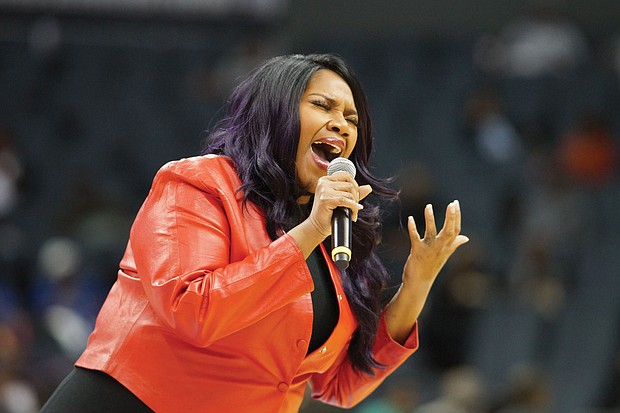 CIAA!: The annual CIAA Tournament is known for its fun — inside and outside the basketball arena. And this year in Charlotte, N.C., was no exception, as HBCU alumni, fans and family enjoyed four days of food, fun and activities in the Queen City. Nine-time Grammy nominee Kelly Price entertains the audience during halftime at the women’s championship game Saturday. (photos by Randy Singleton)