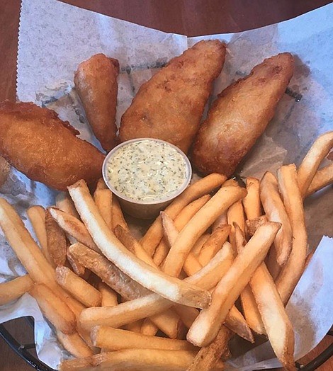 Friday Lent special is fried cod with homemade tartar sauce and one side item for $11!