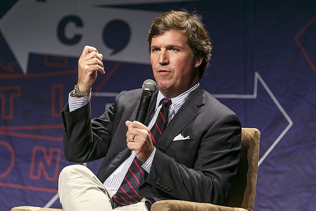 So far the network is not commenting on the case involving Tucker Carlson, who was called out by a progressive group for a history of misogynistic comments about women.