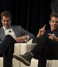 For years, Cameron and Tyler Winklevoss were known for the company they didn't launch: Facebook. Now, the pair hope to be known for their bet on cryptocurrency, which they liken to a different kind of social network.