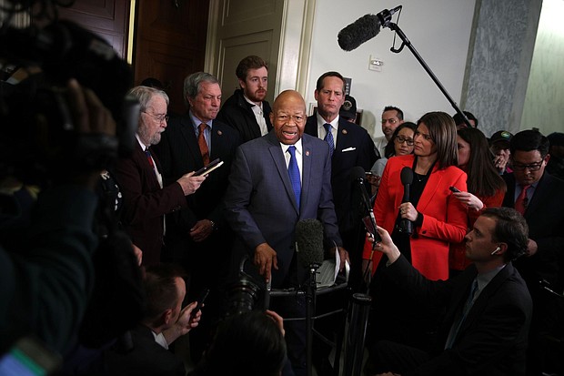The White House is rejecting House Oversight Chairman Elijah Cummings' request to interview a former White House official who now represents the Trump Organization, the latest skirmish between the Trump administration and the House Democrats investigating President Donald Trump and his administration.