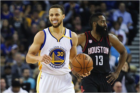 Steph Curry and James Harden