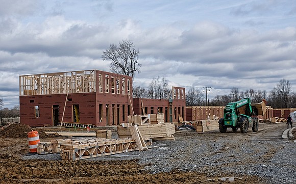 Church Hill North is going vertical three years after ground was broken for the development at the former site of ...