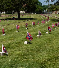 The Virginia General Assembly set up a $30,000 perpetual care fund in 1930 to care for the Confederate gravesites at Oakwood Cemetery.