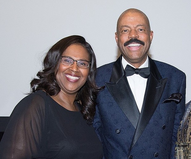 Senator Borris Miles with Interim Houston ISD Superintendent Dr. Grenita Lanthan